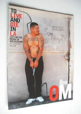 The Observer magazine - To Live And Die In LA cover (7 July 2002)