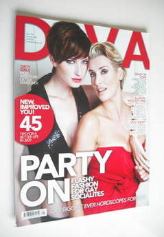 Diva magazine - Party On cover (January 2009 - Issue 152)