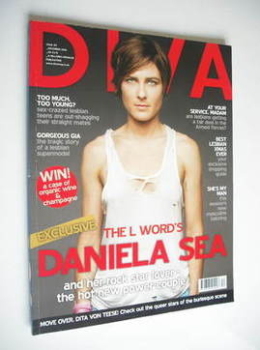 Diva magazine - Daniela Sea cover (December 2006 - Issue 127)