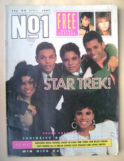 No 1 Magazine - Five Star cover (25 April 1987)