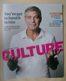 <!--2012-01-01-->Culture magazine - George Clooney cover (1 January 2012)
