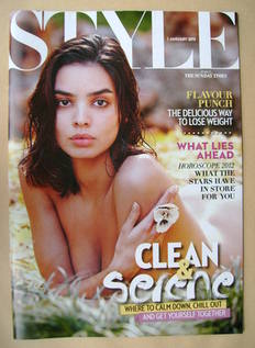 <!--2012-01-01-->Style magazine - Clean And Serene cover (1 January 2012)