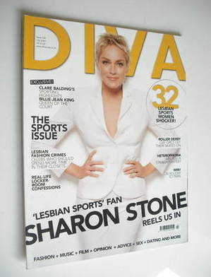 Diva magazine - Sharon Stone cover (July 2007 - Issue 134)