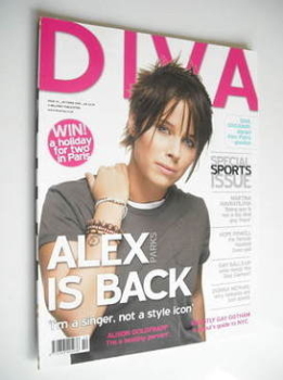 Diva magazine - Alex Parks cover (October 2005 - Issue 113)