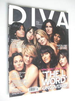 Diva magazine - The L Word Uncovered cover (July 2005 - Issue 110)