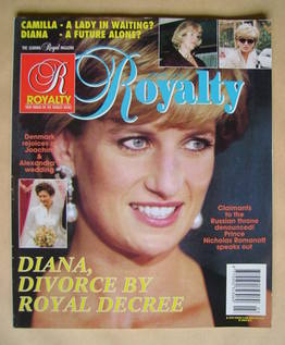 Royalty Monthly magazine - Princess Diana cover (Vol.14 No.3)
