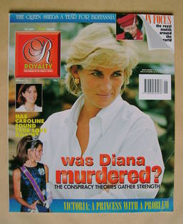 Royalty Monthly magazine - Princess Diana cover (Vol.15 No.1)