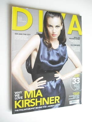 Diva magazine - Mia Kirshner cover (May 2008 - Issue 144)