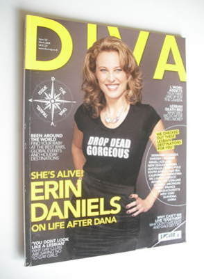Diva magazine - Erin Daniels cover (March 2008 - Issue 142)