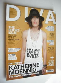 Diva magazine - Katherine Moennig cover (November 2007 - Issue 138)