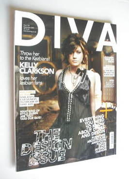 Diva magazine - Kelly Clarkson cover (September 2007 - Issue 136)