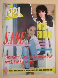 No 1 Magazine - Sade cover (17 May 1986)