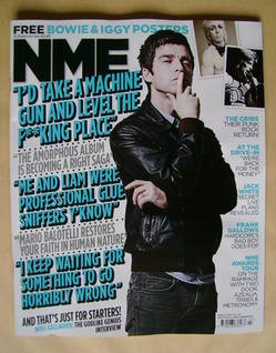 NME magazine - Noel Gallagher cover (18 February 2012)
