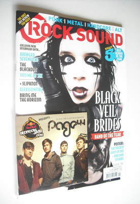 Rock Sound magazine - Black Veil Brides cover (January 2012)