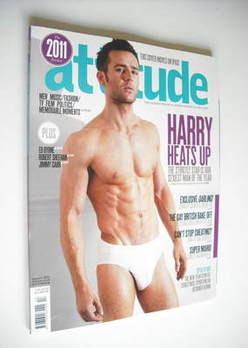 Attitude magazine - Harry Judd cover (January 2012)