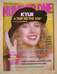 <!--1988-08-06-->NUMBER ONE Magazine - Kylie Minogue cover (6 August 1988)