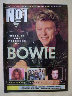 No 1 Magazine - David Bowie cover (4 April 1987)