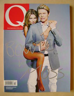 <!--2003-10-->Q magazine - David Bowie and Kate Moss cover (October 2003)