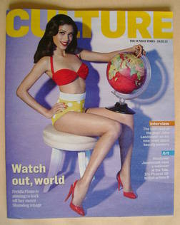 Culture magazine - Freida Pinto cover (19 February 2012)