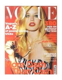 <!--2009-11-->British Vogue magazine - November 2009 - Georgia Jagger cover