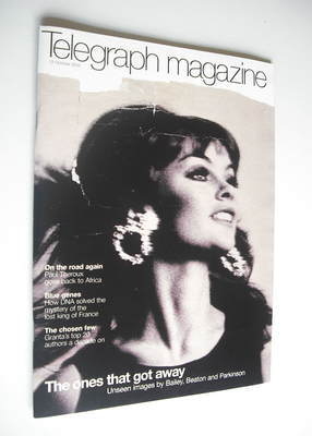 Telegraph magazine - Jean Shrimpton cover (12 October 2002)