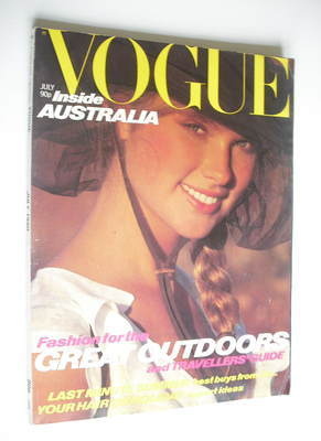 British Vogue magazine - July 1980 (Vintage Issue)