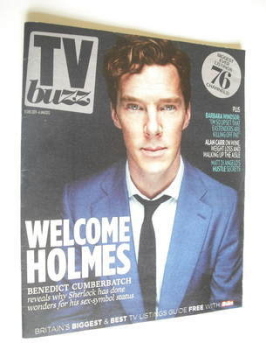 TV Buzz magazine - Benedict Cumberbatch cover (31 December 2011)
