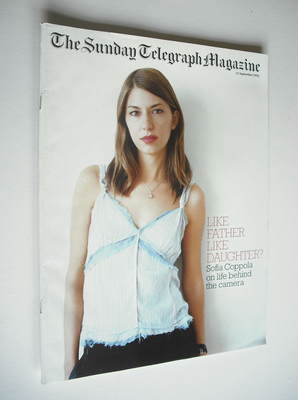 The Sunday Telegraph magazine - Sofia Coppola cover (21 September 2003)