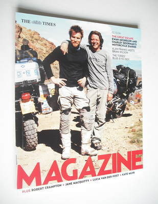 The Times magazine - Ewan McGregor and Charley Boorman cover (2 October 2004)