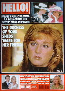Hello! magazine - The Duchess of York cover (11 October 1997 - Issue 479)