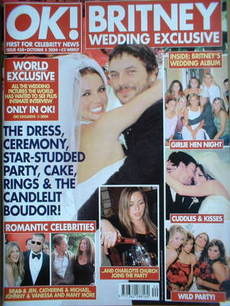 OK! magazine - Britney Spears and Kevin Federline wedding cover (5 October 2004 - Issue 438)