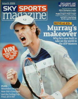 Sky Sports magazine - March 2009 - Andy Murray cover