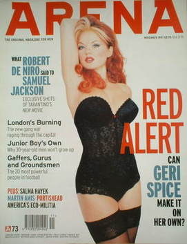 Arena magazine - November 1997 - Geri Halliwell cover