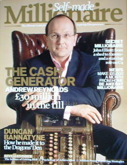 Self-made millionaire magazine - Andrew Reynolds cover (Issue 1)