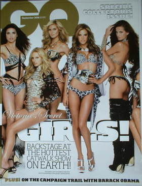 British GQ magazine - September 2008 - Victoria's Secret Collector's Issue