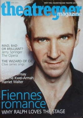 Theatregoer magazine - Ralph Fiennes cover (June 2003)