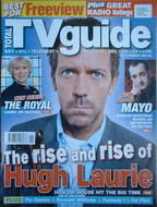 Total TV Guide magazine - Hugh Laurie cover (11-17 March 2006)