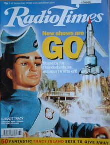 Radio Times magazine - Thunderbirds Scott Tracy cover (2-8 September 2000)