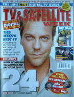 TV&Satellite Week magazine - Kiefer Sutherland cover (29 January 2005)