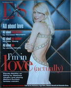 <!--2003-11-21-->Evening Standard magazine - Claudia Schiffer cover (21 Nov