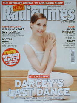 Radio Times magazine - Darcey Bussell cover (2-8 June 2007)