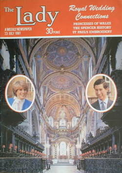 The Lady magazine (23 July 1981 - St Paul's Cathedral cover)