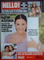 Hello! magazine - Martine McCutcheon cover (13 July 1999 - Issue 568)