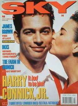 <!--1991-07-->Sky magazine - Harry Connick Jr cover (July 1991)