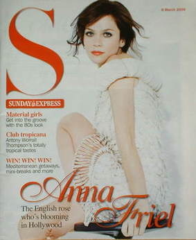 Sunday Express magazine - 8 March 2009 - Anna Friel cover