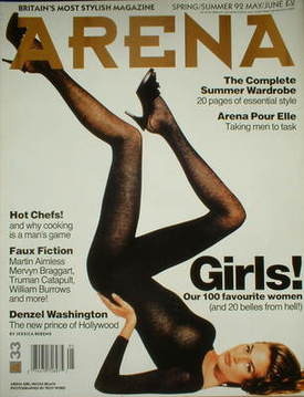 <!--1992-05-->Arena magazine - May/June 1992 - Nicole Beach cover
