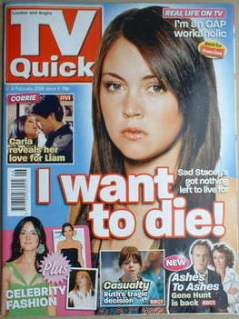TV Quick magazine - Lacey Turner cover (2-8 February 2008)