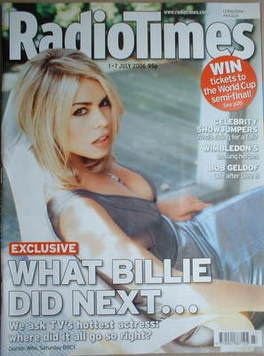 Radio Times magazine - Billie Piper cover (1-7 July 2006)