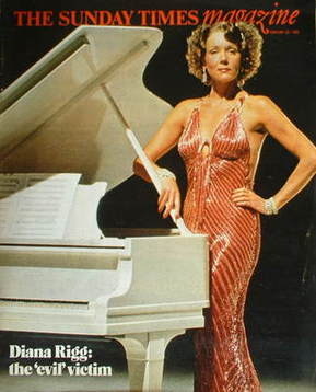The Sunday Times magazine - Diana Rigg cover (28 February 1982)