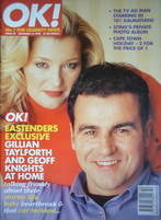OK! magazine - Gillian Taylforth & Geoff Knights cover (15 December 1996 - Issue 39)